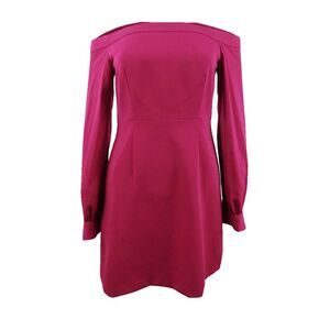 Jill Jill Stuart Women's Off-The-Shoulder Cocktail Dress - Wineberry
